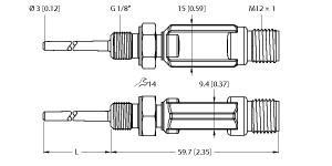 TTM100C-103A-G1/8-LI6-H1140-L013