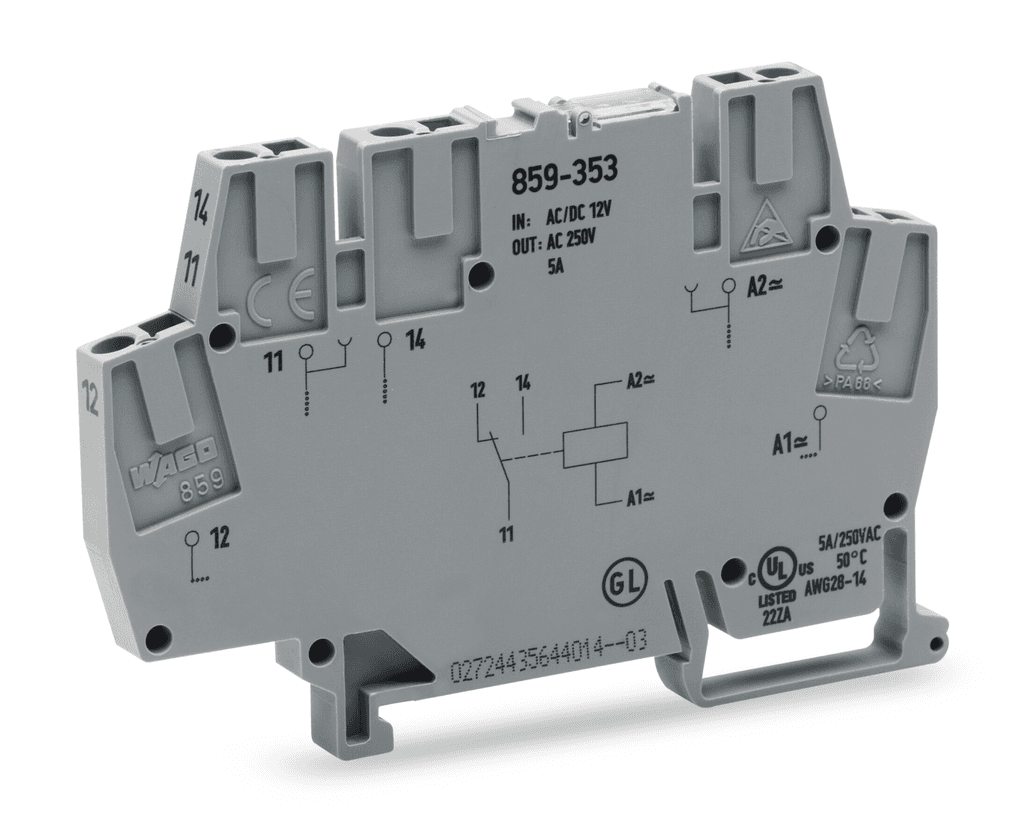 859-354 Part Image. Manufactured by WAGO.