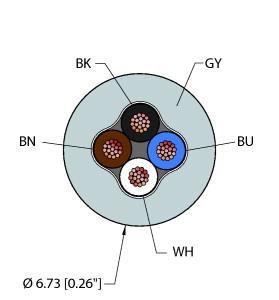 GRY,PVC,4X18,ITC,MSHA