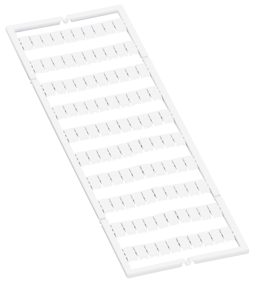 WAGO 793-5516 WMB marking card; as card; MARKED; 801 ... 900 (1x); stretchable 5 - 5.2 mm; Horizontal marking; snap-on type; white