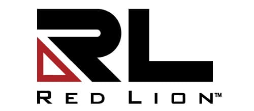Red Lion logo on Powermatic Associates