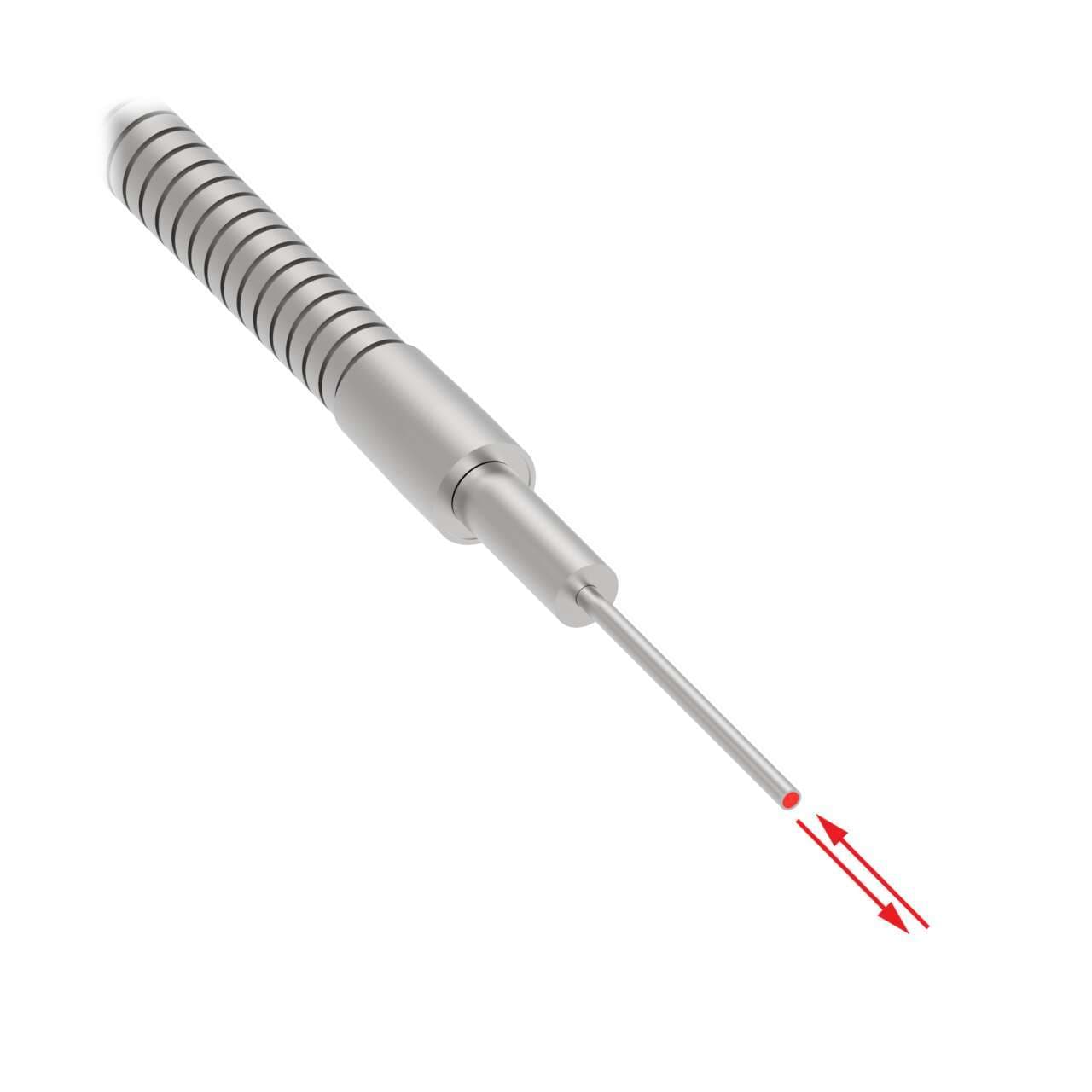 Banner BM.752S Glass Fiber; Diffuse Mode 1.17 mm dia. Bundle; Stainless Steel Sheathing; .61 m long; 25.4 mm long Sensing Probe BM.752S on Powermatic Associates