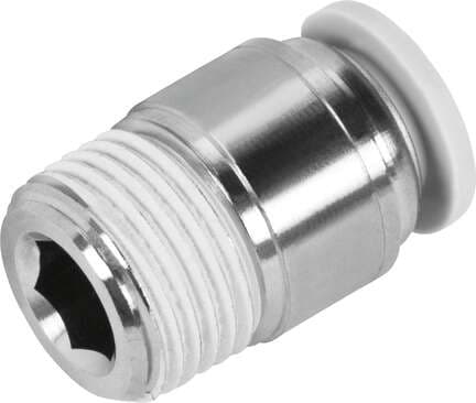 Festo 572319 push-in fitting QB-1/8-5/16-I-U Size: Standard, Nominal size: 0,189 ", Type of seal on screw-in stud: coating, Assembly position: Any, Design structure: Push/pull principle 572319 on Powermatic Associates