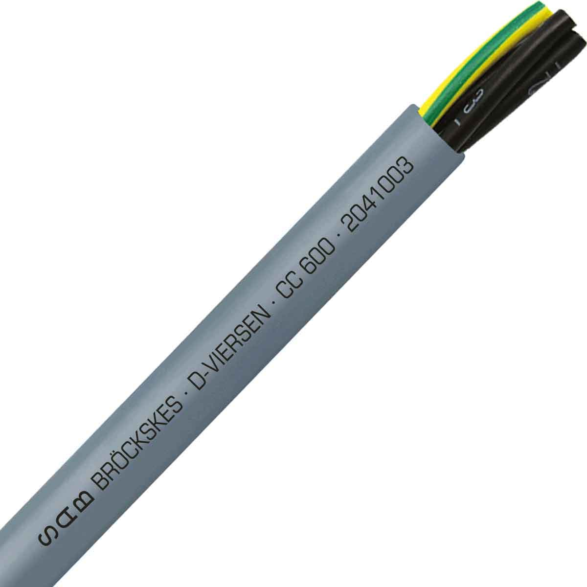 SAB 2041003 CC 600 - 10 AWG/3c, oil resistant PVC flexible control cable, 600V, UL, CSA, VDE, CE, RoHS 2041003 on Powermatic Associates