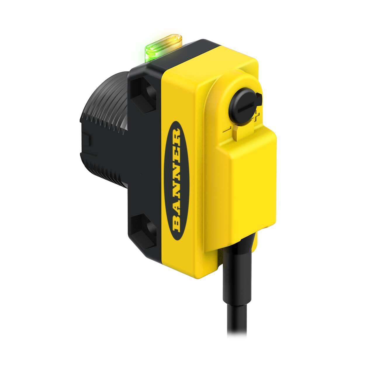 Banner QS18VN6LD WORLD-BEAM QS18 Series: Laser Diffuse; Range: 300 mm; Input: 10-30 V dc; Output: Complementary Solid-State NPN; 2 m (6.5 ft) Cable QS18VN6LD on Powermatic Associates