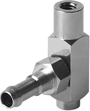 Festo 189204 suction cup holder ESH-HB-1-PK without height compensator, vacuum connection at side. Volume: 0,108 cm3, Assembly position: Vertical, Design structure: Vacuum connection at side, Correlation to suction-cup holder: Size 1, Operating medium: Atmospheric air 189204 on Powermatic Associates