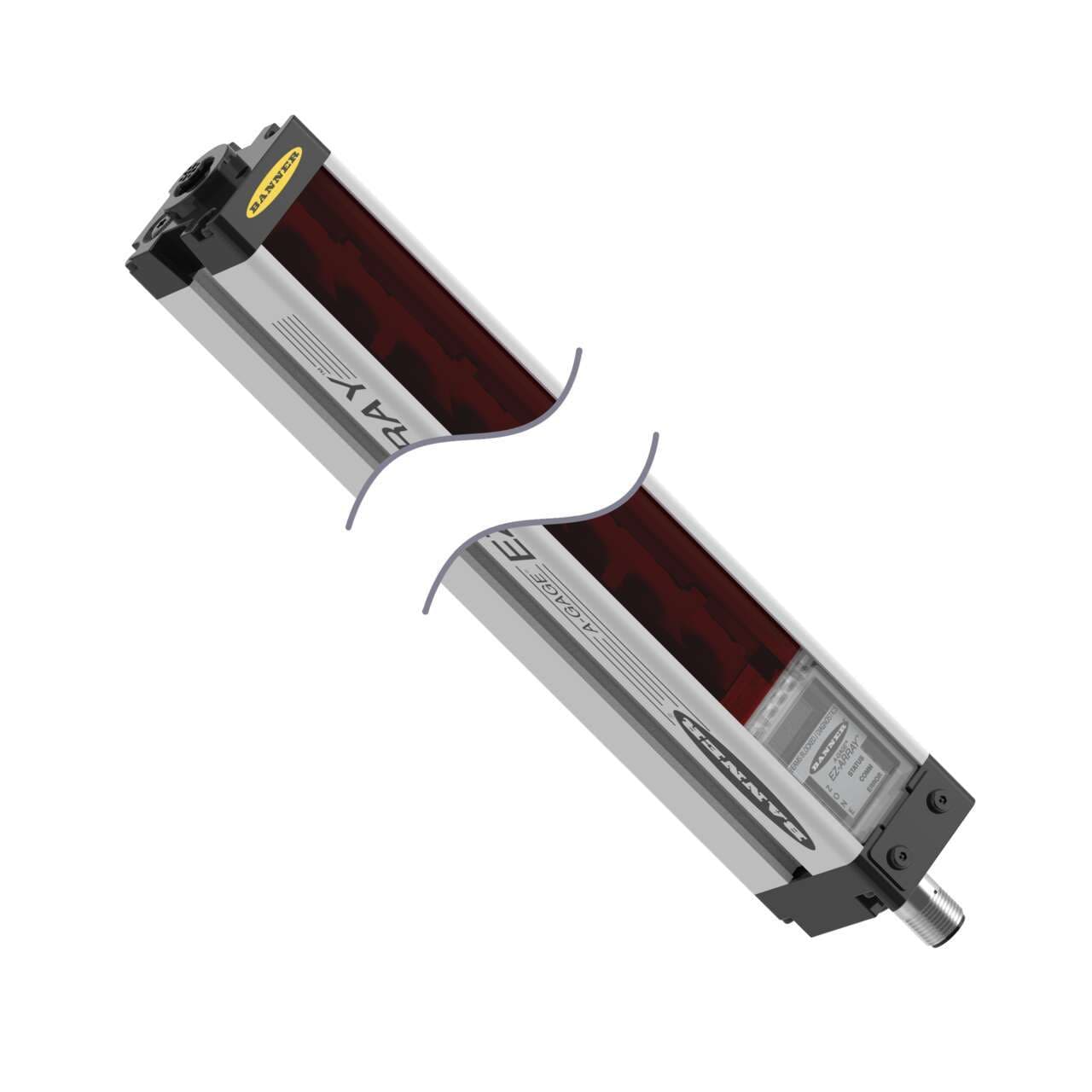 Banner EA5R750NIXMODQ EZ-ARRAY Receiver: 750 mm (29.5 in); Range: (matching emitter sold separately) 400 mm - 4 m; Input: 12-30 V dc; Outputs: 2 Solid-State NPN 2 Analog 4-20 mA EIA-485; 8-pin M12 Integral QD EA5R750NIXMODQ on Powermatic Associates