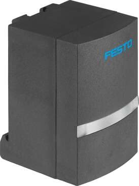 Festo 8003351 pressure sensor SPAU-V1R-H-Q4D-LK-V-M12D Suitable for monitoring compressed air and non-corrosive gases, mounting using H-rail, without display. Authorisation: (* RCM Mark, * c UL us - Listed (OL)), CE mark (see declaration of conformity): (* to EU direct 8003351 on Powermatic Associates