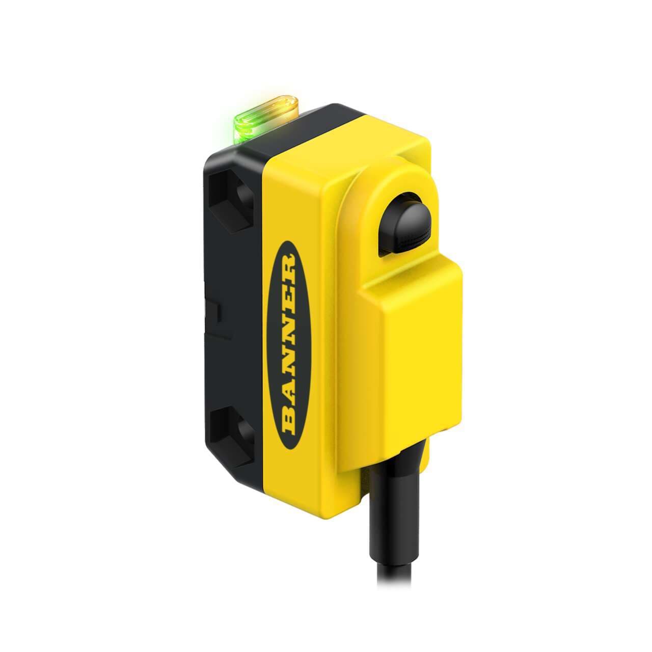 Banner QS18EP6DBQ WORLD-BEAM QS18 Expert Series: Diffuse; Range: 500 mm; Input: 10-30 V dc; Output: PNP; 150 mm (6 in) M8 Pigtail QD QS18EP6DBQ on Powermatic Associates