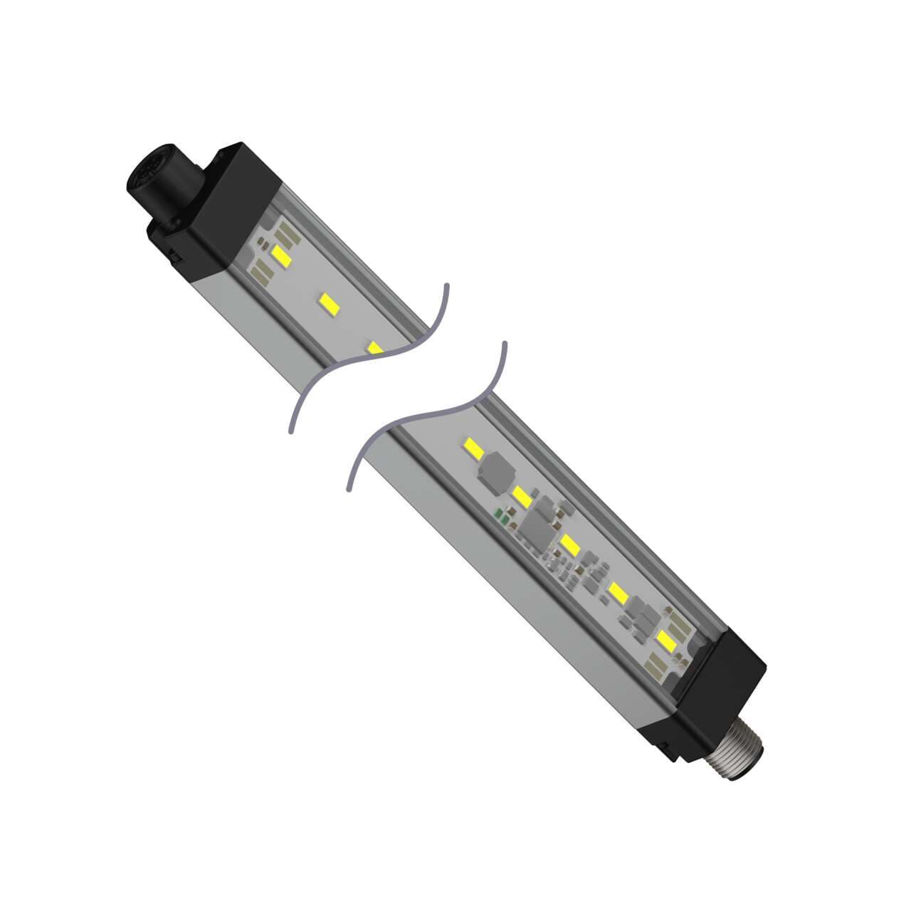 Banner WLS28-2CUV395-285XQ WLS28-2 Work Light Strip; Length: 285 mm; Voltage: 12-30 V dc; Environmental Rating: IP50; Color: UV395; Cascadable; 4-pin M12 Integral QD WLS28-2CUV395-285XQ on Powermatic Associates