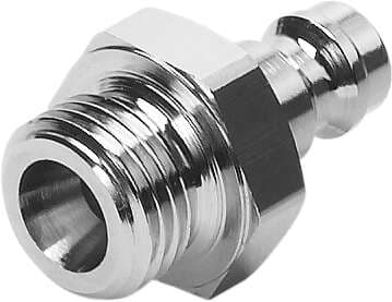 Festo 531666 quick coupling plug KS3-1/4-A For self-closing quick coupling connectors. Nominal size: 4,95 mm, Operating pressure complete temperature range: -0,95 - 12 bar, Standard nominal flow rate: 581 l/min, Operating medium: Compressed air in accordance with ISO8 531666 on Powermatic Associates