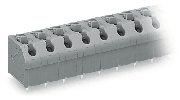 WAGO 250-604 250-604 WAGO - PCB terminal block; push-button; 1.5 mm²; Pin spacing 7.5 mm; 4-pole; Push-in CAGE CLAMP®; 1,50 mm²; gray 250-604 on Powermatic Associates