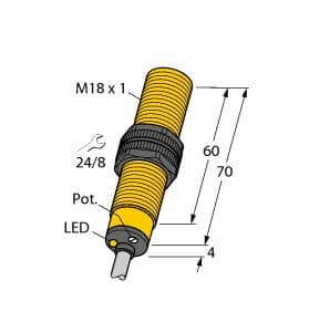 Turck BC5-S18-AN4X BC5-S18-AN4X Turck - BC5-S18-AN4X Capacitive Sensor BC5-S18-AN4X on Powermatic Associates