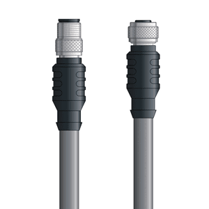 Lapp DN4110023F05 DN4110023F05 - LAPP UNITRONIC® DeviceNet Cordsets 14 & 18 AWG / 1 + 1 pair Bus - Gray PVC - M12 Male / M12 Female connectors - 5m DN4110023F05 on Powermatic Associates