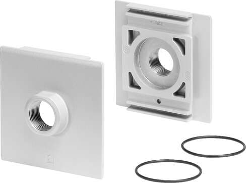 Festo 537136 Sub-base-SET MS12-AGG From the MS series, with G thread. Size: 12, Series: MS, Assembly position: Any, Operating medium: Air quality class 5:7:- per DIN ISO 8573-1, Corrosion resistance classification CRC: 2 - Moderate corrosion stress 537136 on Powermatic Associates