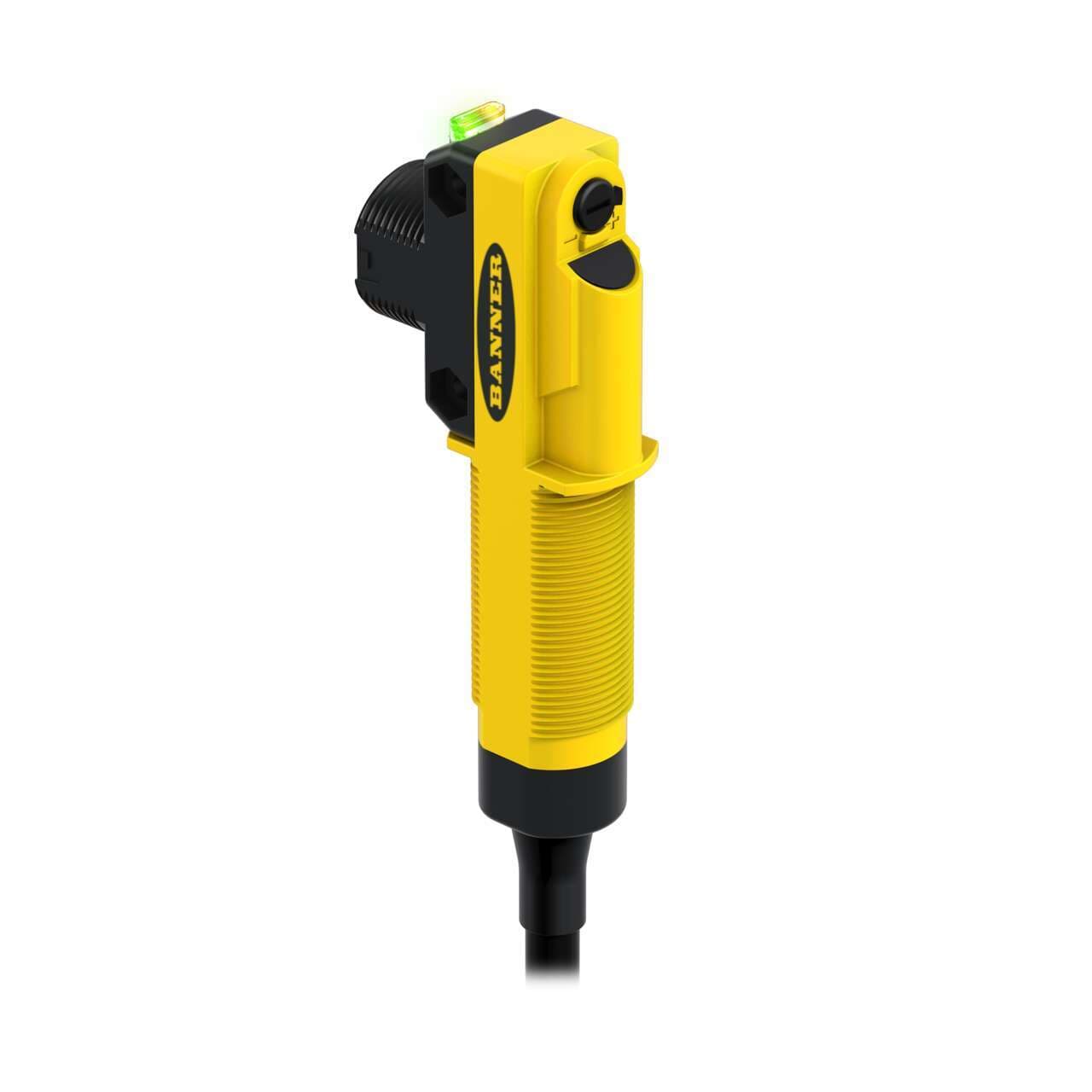 Banner QS18ANWLV WORLD-BEAM QS18 Universal Volt; Retro Visible Re; Range:6.5 m; Input: 20-270 V ac/dc; Output:LO; N-MOSFET (Sinking); 2 m Cable QS18ANWLV on Powermatic Associates