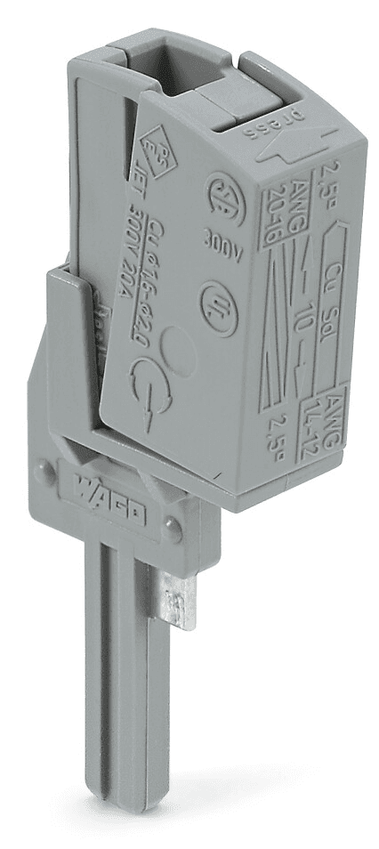 WAGO 2003-500 2003-500 WAGO - Test plug adapter N; for 2003-6641 and 2003-6640 Multilevel Installation Terminal Blocks; for vertical test slot; 1-pole 2003-500 on Powermatic Associates