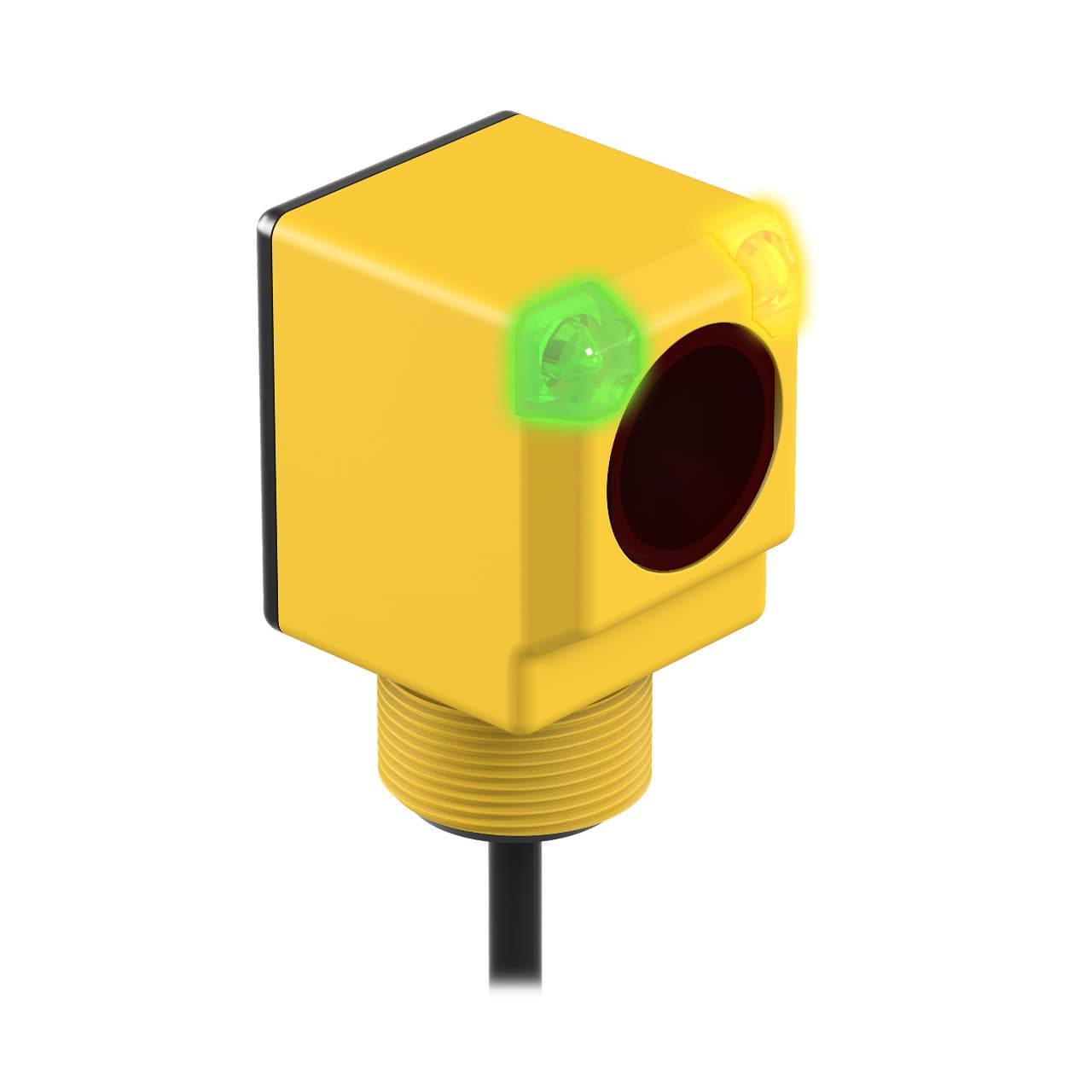 Banner Q40RW3R W/30 Banner Engineering Q40RW3R W/30 is a photo-electric sensor designed for through-beam system applications, featuring a receiver alone configuration. It is equipped with an M30 threaded mount for secure installation and operates within an ambient air temperature range of -40 to +70°C. This sensor is part of the Q40 AC series and comes pre-wired with a 30ft / 9m cable that terminates with bare end flying leads, facilitating easy integration into various systems. It requires a supply voltage of 20Vac-250Vac, with nominal values at 200Vac, 220Vac, and 240Vac. The Q40RW3R W/30 offers a degree of protection rated at IP67 NEMA 6P, ensuring durability in harsh environments. Its rectangular, thermoplastic housing is designed to withstand demanding conditions, and it can detect objects up to 60m away using infrared light with a wavelength of 950 nm. This sensor operates in Dark-ON mode and features a single digital output (Solid-state AC output; SPST contact type) with a response time of 16ms for turning on and 8ms for turning off. Q40RW3R W/30 on Powermatic Associates