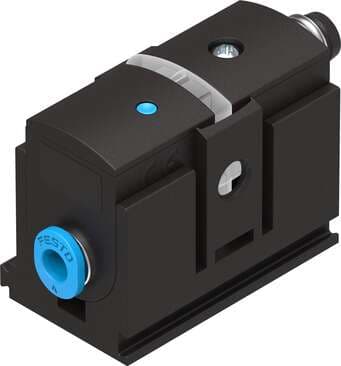 Festo 542900 pressure sensor SDE5-D10-FP-Q4E-P-M8 With M8 plug version. Authorisation: (* RCM Mark, * c UL us - Recognized (OL)), CE mark (see declaration of conformity): (* to EU directive for EMC, * in accordance with EU RoHS directive), KC mark: KC-EMV, Materials n 542900 on Powermatic Associates