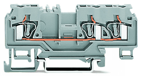 WAGO 880-687 880-687 WAGO - 3-conductor ground terminal block; 4 mm²; side and center marking; for DIN-rail 35 x 15 and 35 x 7.5; CAGE CLAMP®; 4,00 mm²; green-yellow 880-687 on Powermatic Associates
