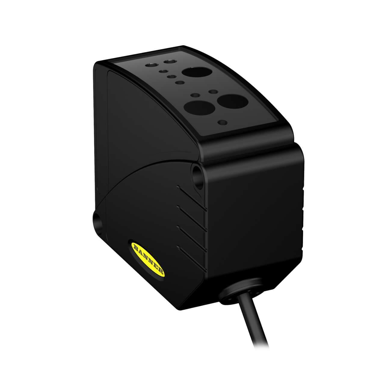 Banner LT3PILV LT3 Series: Laser Retroreflective Time-of-Flight Sensor; Range: 500 mm to 50 m; 12-24 V dc; Outputs: Discrete: PNP Analog 4-20 mA; 2 m (6.5 ft) Cable LT3PILV on Powermatic Associates