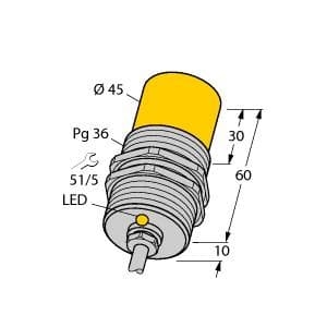 Turck NI25-G47-AP4X NI25-G47-AP4X Turck - NI25-G47-AP4X Inductive Sensor NI25-G47-AP4X on Powermatic Associates