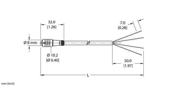 Turck PKG 4Z-25/S760 PKG 4Z-25/S760 Turck - PKG 4Z-25/S760 Actuator and Sensor Cordset, Connection Cable PKG 4Z-25/S760 on Powermatic Associates