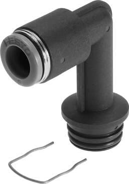Festo 132178 cartridge QSPLLK18-5/32-U With push-in connector, long L-form Size: Mini, Nominal size: 2,3 mm, Assembly position: Any, Container size: 10, Design structure: Push/pull principle 132178 on Powermatic Associates