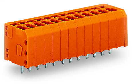 WAGO 739-334 739-334 WAGO - PCB terminal block; 1.5 mm²; Pin spacing 3.81 mm; 4-pole; CAGE CLAMP®; 1,50 mm²; orange 739-334 on Powermatic Associates