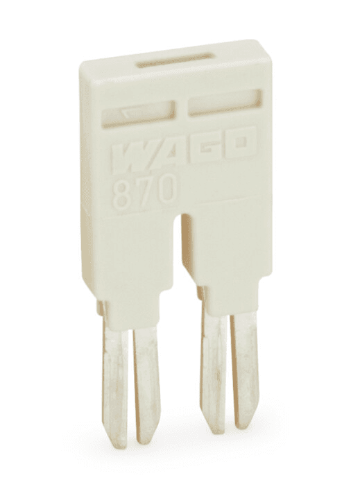 WAGO 870-402 870-402 WAGO - Jumper; 2-way; insulated; light gray 870-402 on Powermatic Associates