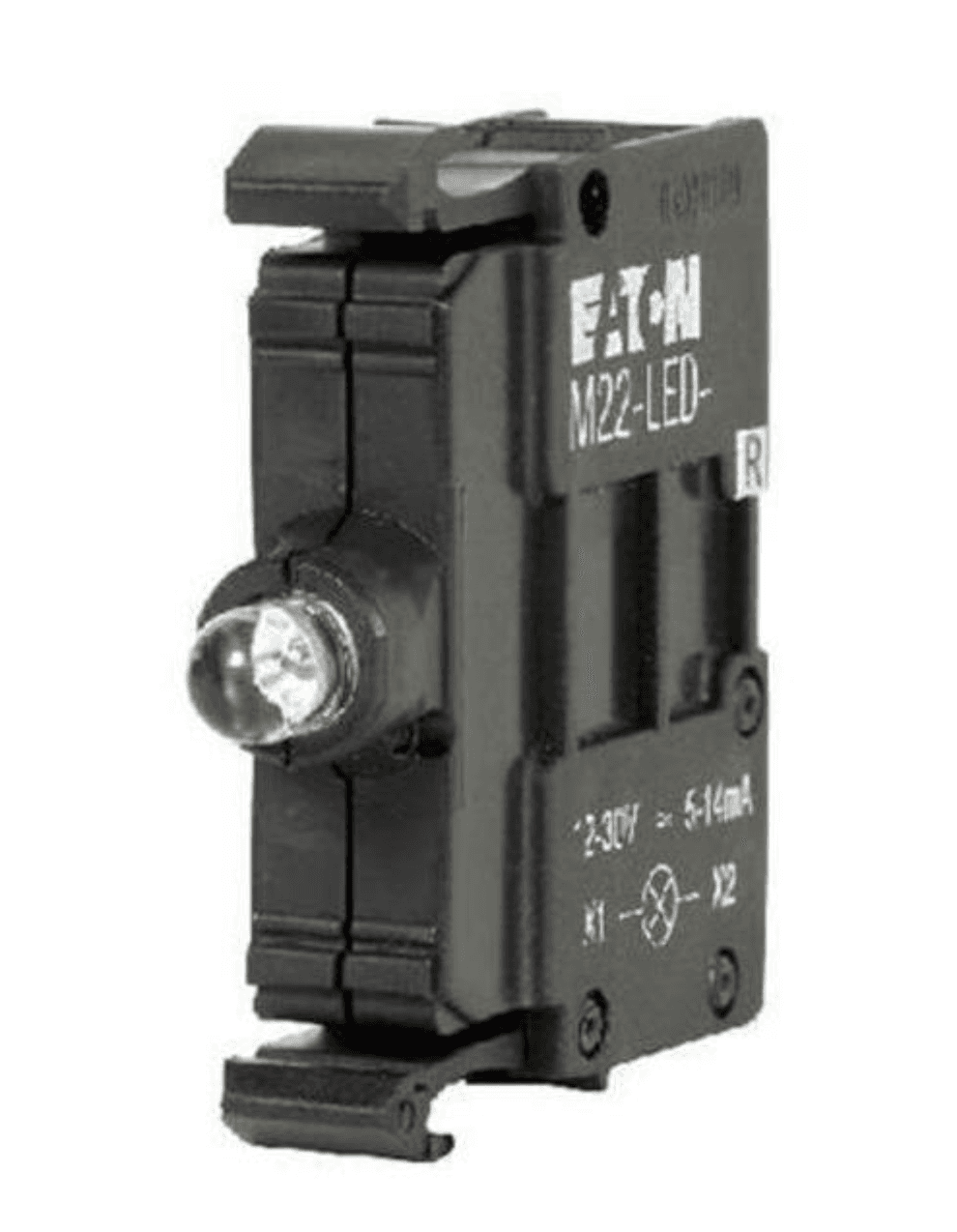 Eaton M22-LED-G M22-LED-G Eaton - Eaton M22 modular pushbutton, LED Light Unit, Screw, IP66, NEMA 4X, 13, Rk resistance 4.7, Illuminated, Green, 12-30 Vac/dc M22-LED-G on Powermatic Associates