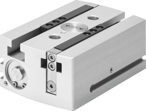 Festo 3361484 parallel gripper HGPL-25-40-A-B Size: 25, Stroke per gripper jaw: 40 mm, Max. replacement accuracy: < 0,2 mm, Max. angular gripper jaw backlash ax,ay: < 0,2 deg, Max. gripper jaw backlash Sz: < 0,05 mm 3361484 on Powermatic Associates