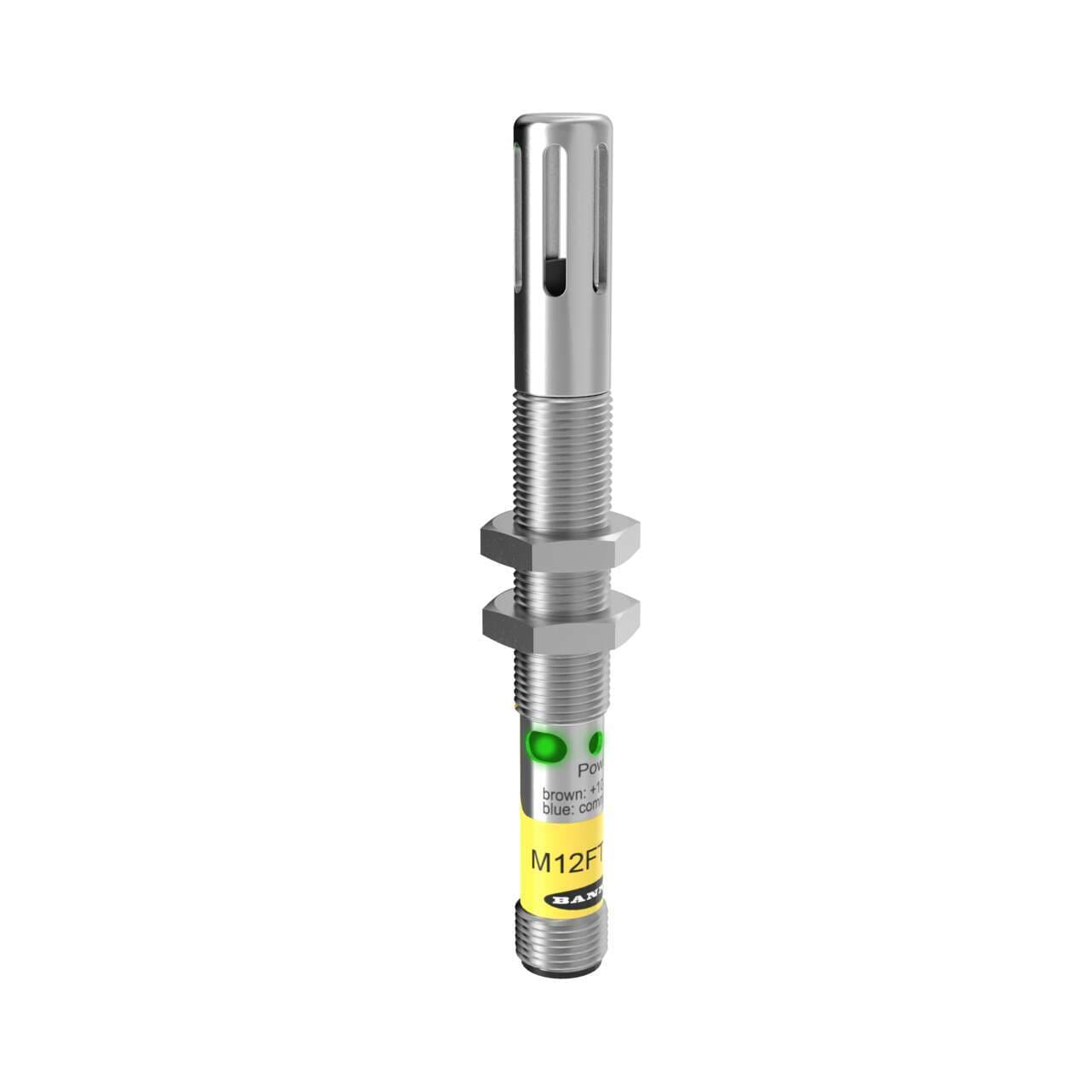 Banner M12FTH4Q M12FTH4Q Sure Cross Temperature and Humidity; Input: 3.6-5.5 V dc; Sensor With 1-Wire Serial Interface M12FTH4Q on Powermatic Associates