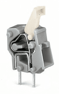 WAGO 257-743 257-743 WAGO - Stackable PCB terminal block; push-button; 2.5 mm²; Pin spacing 5/5.08 mm; 1-pole; CAGE CLAMP®; commoning option; 2,50 mm²; light gray 257-743 on Powermatic Associates