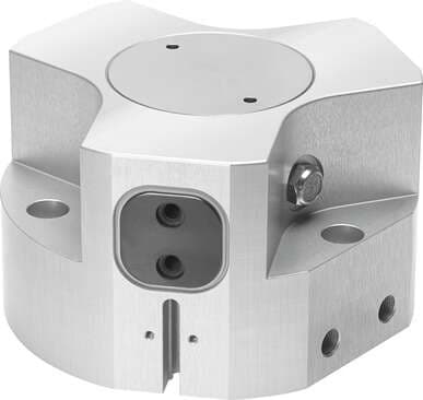 Festo 1163037 three-point gripper HGDD-35-A Size: 35, Stroke per gripper jaw: 4 mm, Max. replacement accuracy: <: 0,2 mm, Max. angular gripper jaw backlash ax,ay: <: 0,1 deg, Max. gripper jaw backlash Sz: <: 0,05 mm 1163037 on Powermatic Associates