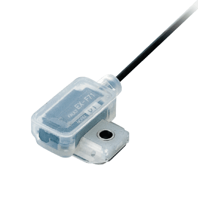 Panasonic EX-F71 Panasonic EX-F71 is a general-purpose leak detection sensor designed for liquid level monitoring. It features a polypropylene housing and comes equipped with a SUS stainless steel mounting bracket for secure installation. This sensor offers 1 x digital output (NPN open-collector / 24Vdc / 50mA) for straightforward integration into various systems. It is pre-wired with a 2m 3-core PFA cabtyre cable, terminated with bare flying leads for easy connection. EX-F71 on Powermatic Associates
