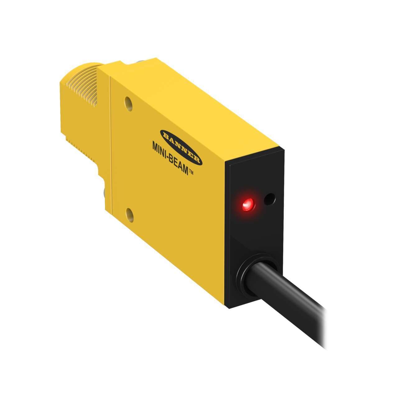 Banner MI9E W/30 MINI-BEAM NAMUR: Emitter; Range: 6 m; Input: 5-15 V dc; Output: Not Applicable NAMUR; 9 m (30 ft) Cable MI9E W/30 on Powermatic Associates