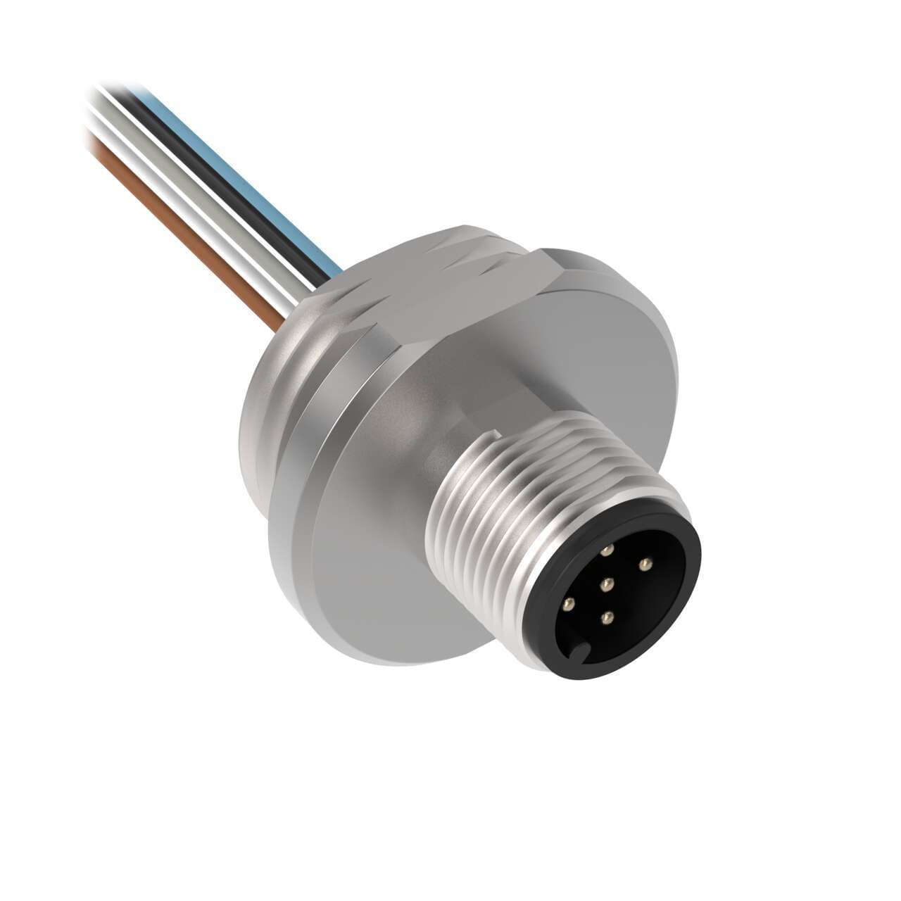 Banner BWA-QD5.5 5-pin M12 Prewired; 1/2-14 in NBSM BWA-QD5.5 on Powermatic Associates