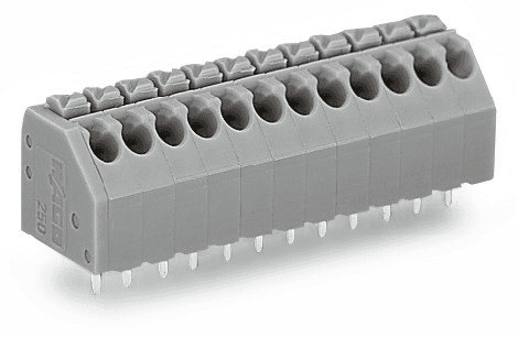WAGO 250-113 250-113 WAGO - PCB terminal block; push-button; 1.5 mm²; Pin spacing 3.5 mm; 13-pole; Push-in CAGE CLAMP®; 1,50 mm²; gray 250-113 on Powermatic Associates