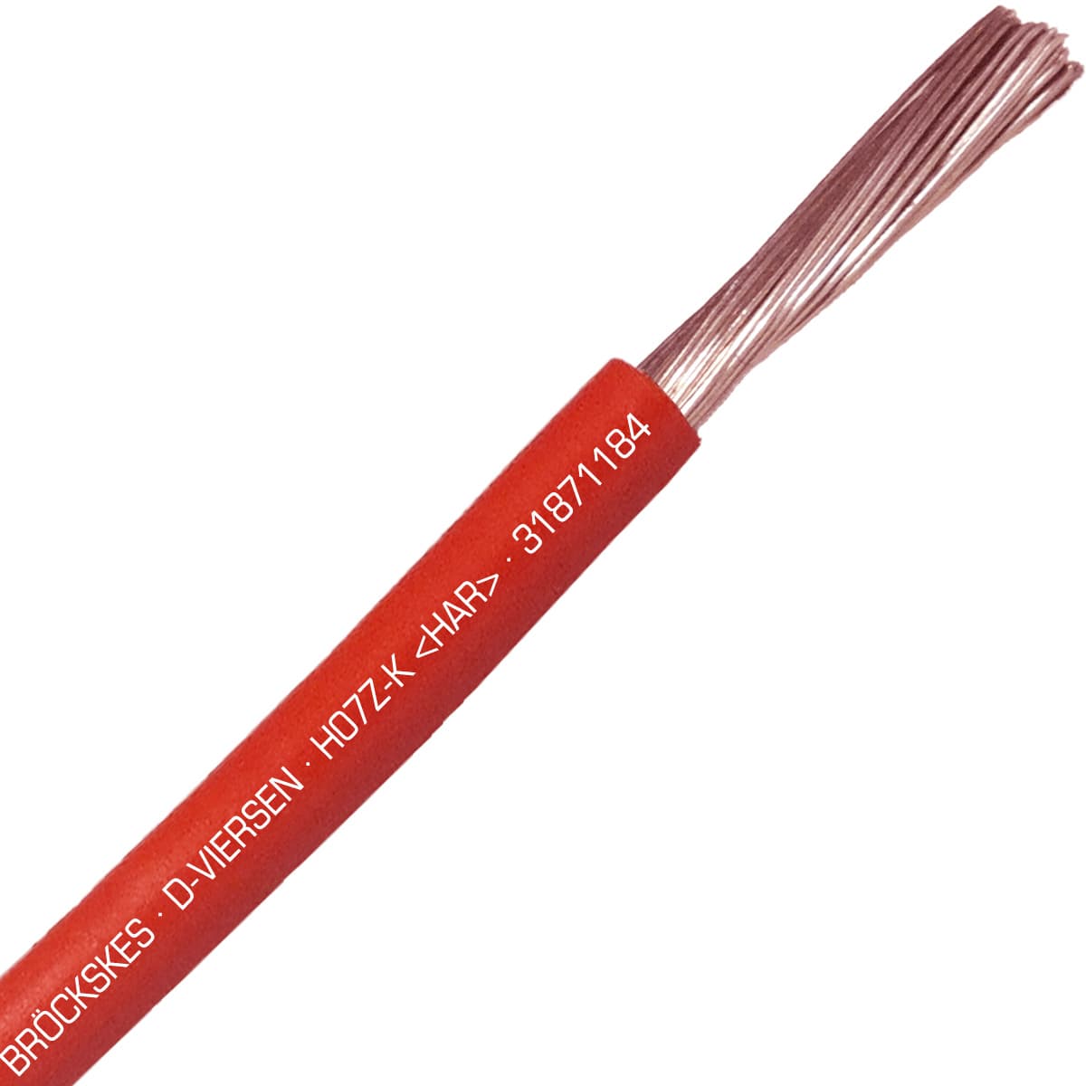 SAB 31871184 H07Z-K (HAR/CE) - 14 AWG halogen-free hook-up wire, Red 31871184 on Powermatic Associates