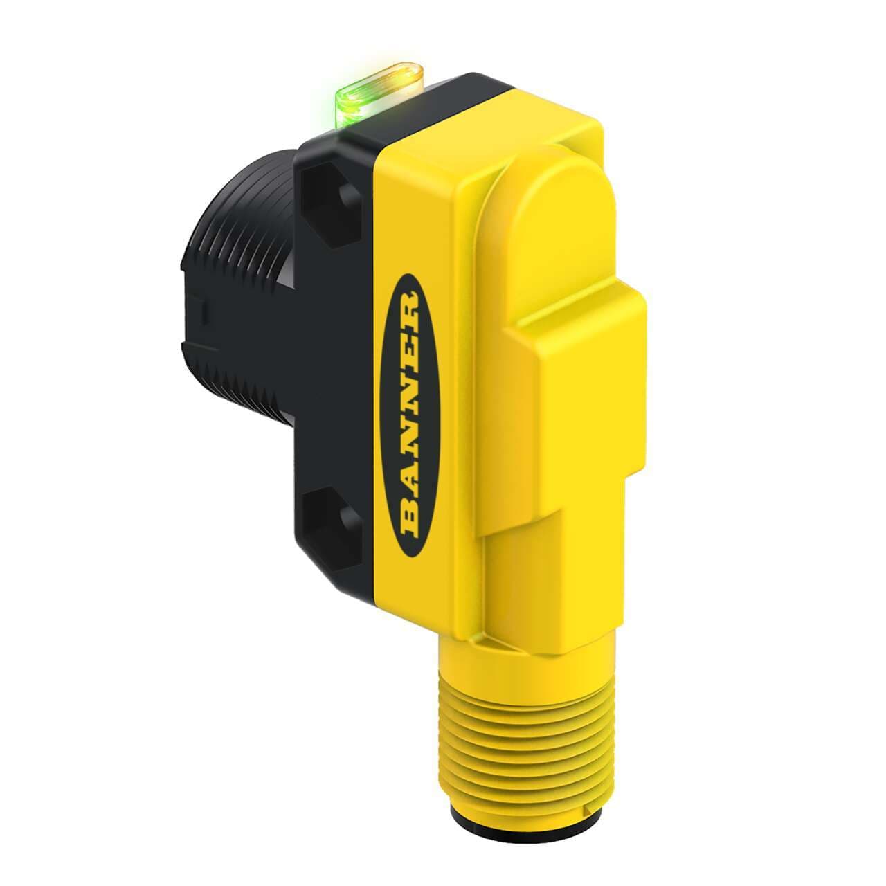 Banner QS18VP6FF150Q8 WORLD-BEAM Q18 Series: Fixed-Field; Range: 150 mm; Input: 10-30 V dc; Output: Complementary Solid-State PNP; M12 Integral QD QS18VP6FF150Q8 on Powermatic Associates