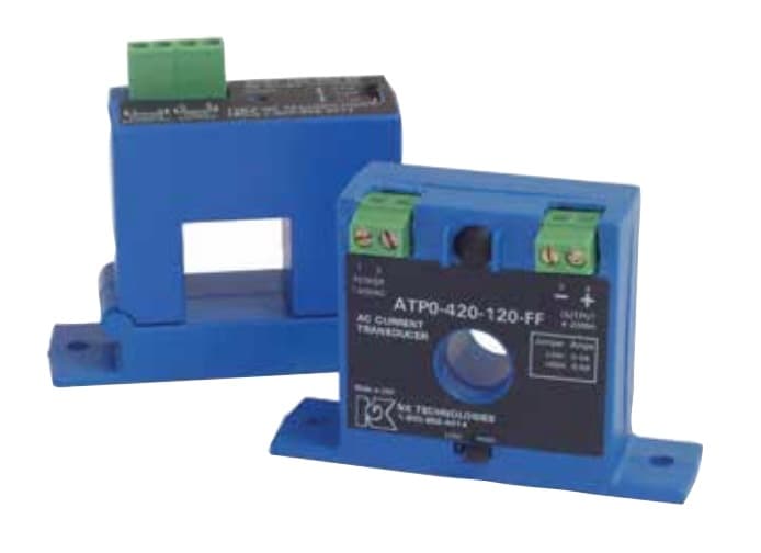 NK Technologies ATP1-420-120-FF Powered Current Transducer, Solid-Core, 120 VAC Powered, 0-10, 0-20 & 0-50 Amp Ranges, Front Terminals, 4-20 mA ATP1-420-120-FF on Powermatic Associates