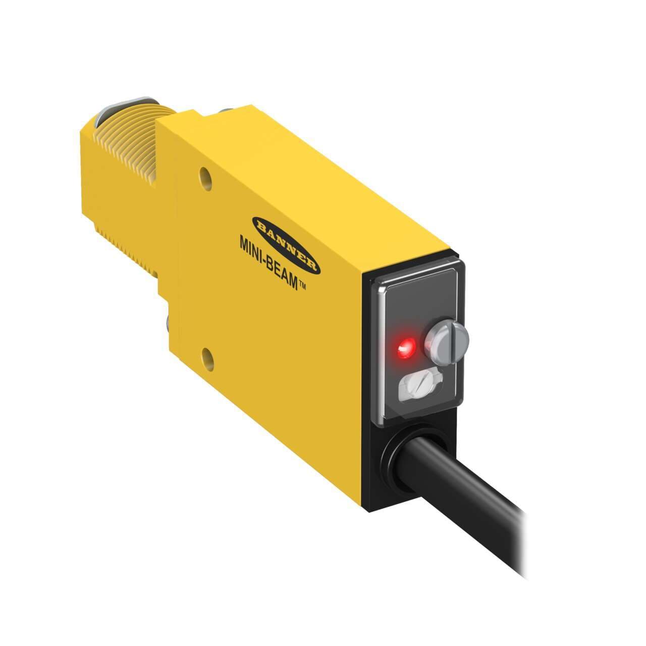 Banner SM2A312FV MINI-BEAM: Visible Red 650 nm Glass Fiber Optic; Range: Depends on Fiber; Input: 24-240 V ac; Output: SPST Solid-state 2-Wire; 2 m (6.5 ft) Cable SM2A312FV on Powermatic Associates