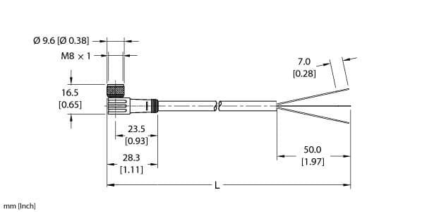 Turck PKW 3M-2/S90 PKW 3M-2/S90 Turck - PKW 3M-2/S90 Actuator and Sensor Cordset, TPU jacket PKW 3M-2/S90 on Powermatic Associates