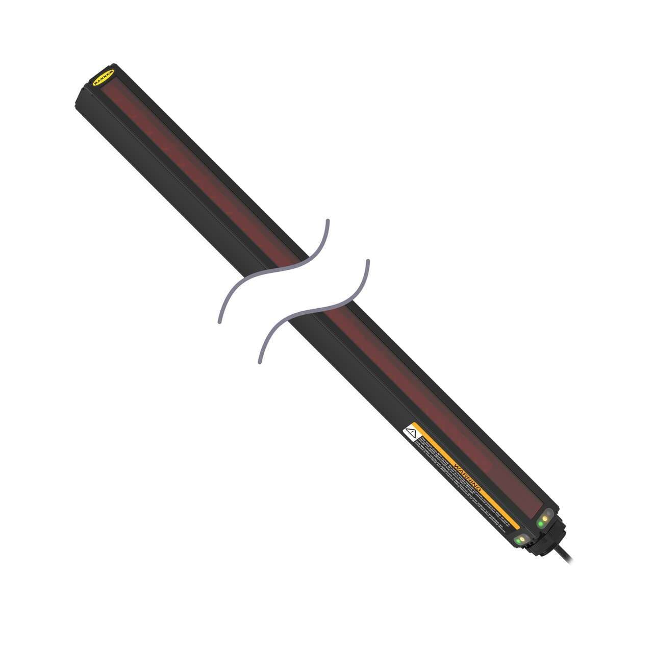 Banner MAHR38A High-Res. MINI-ARRAY Receiver: 975 mm (38.4 in); Beam Spacing: 2.5 mm (0.1 in); Total Beams = 384; System Range (matching emitter sold separately) = 0.4-1.8 m; System Requires 2 Quick-Disconnect Cables MAHR38A on Powermatic Associates