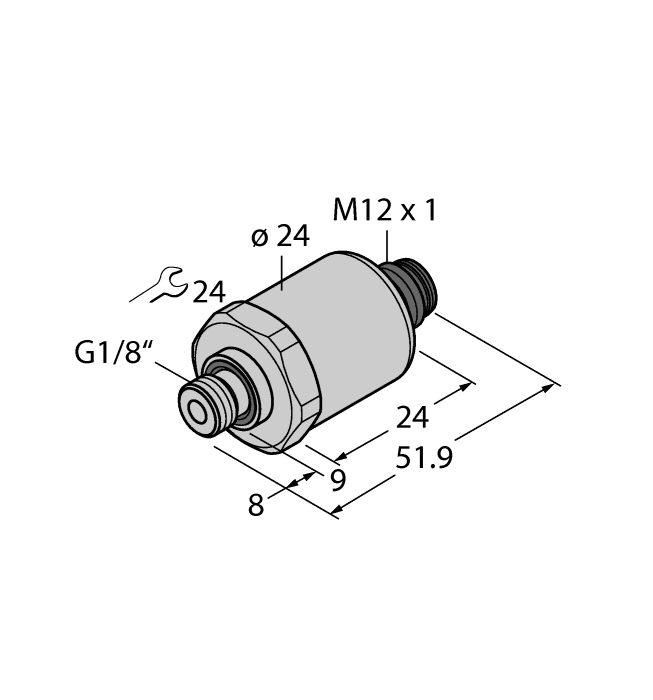Turck PT15PSIV-1013-IX-H1143 PT15PSIV-1013-IX-H1143 Turck - PT15PSIV-1013-IX-H1143 Pressure Transmitter, With Current Output (2-Wire) PT15PSIV-1013-IX-H1143 on Powermatic Associates