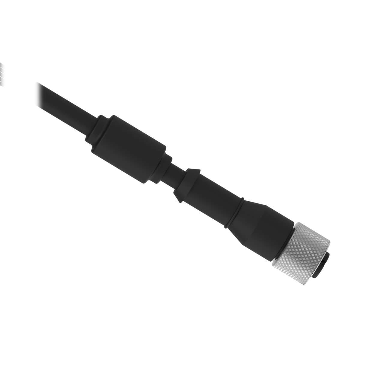 Banner MQDC2S-1206 Cordset: Single Ended M12; 12-pin Straight Female; 2 m (6.56 ft) 12x20,24 Shielded Black PVC Jacket; PVC Black; Nickel-Plated Brass Coupling Nut MQDC2S-1206 on Powermatic Associates