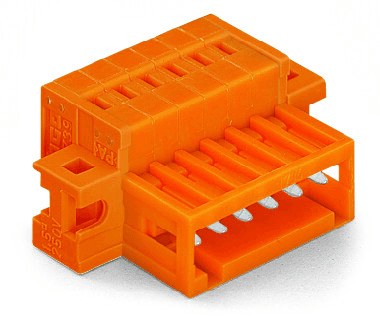 WAGO 734-338/019-000 734-338/019-000 WAGO - 1-conductor male connector; CAGE CLAMP®; 1.5 mm²; Pin spacing 3.81 mm; 8-pole; 100% protected against mismating; clamping collar; 1,50 mm²; orange 734-338/019-000 on Powermatic Associates