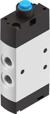 Festo 8031326 stem actuated valve VMEF-SCZ-M52-E-N18 Valve function: 5/2 monostable, Type of actuation: mechanical, Width: 20 mm, Standard nominal flow rate: 750 l/min, Operating pressure MPa: -0,095 - 1 MPa 8031326 on Powermatic Associates