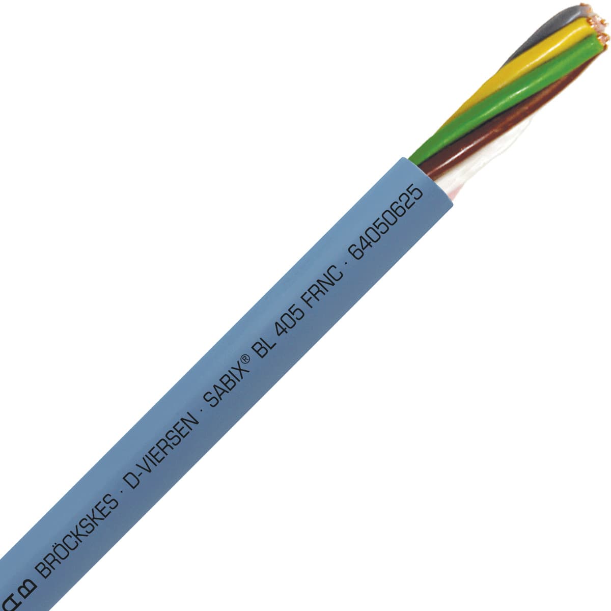 SAB 64050625 SABIX BL 405 FRNC - 24 AWG/6c, halogen-free flame retardant flexible data cable, DNV-GL, CE, RoHS 64050625 on Powermatic Associates
